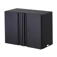 Regular Duty Welded 54.5 In. W X 75 In. H X 19.6 In. D 21-Gauge Steel 3-Piece Garage Storage System in Black