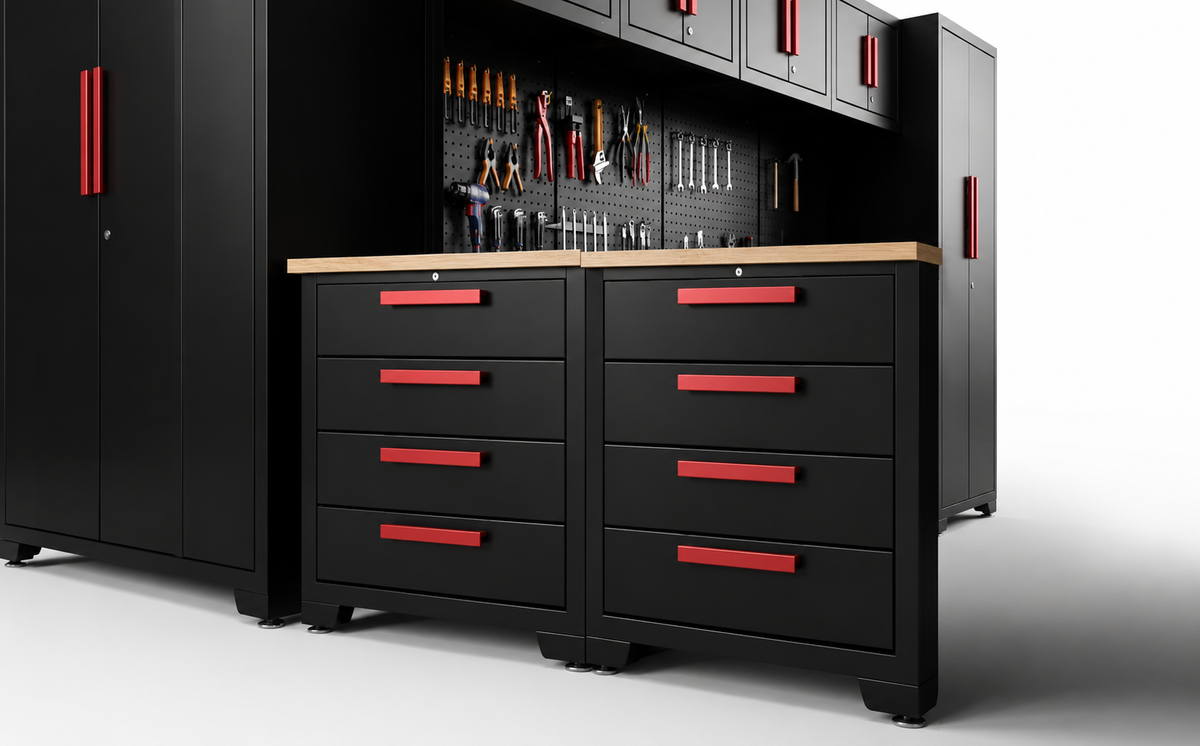 Drawer Cabinet Pair