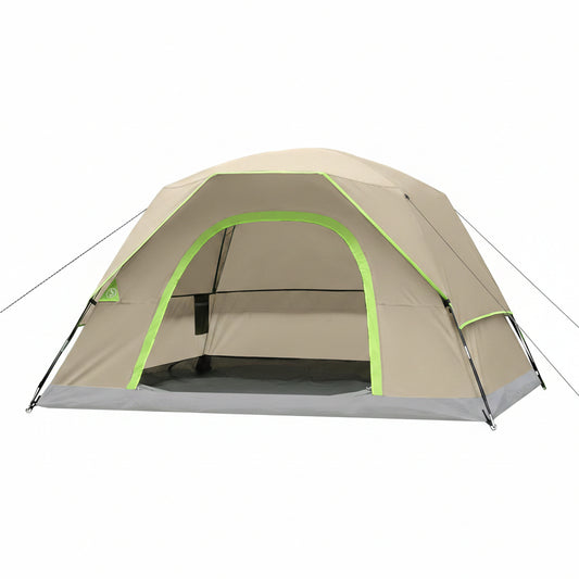 Tents for Camping 2/4/6 Person, Waterproof Windproof Dome Tent | Camping Tents with Rainfly Easy Setup in 5 Mins, Portable Tents with Mesh Window & Carry Bag for Outdoor Camping Backyard