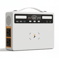 300W 81000Mah Portable Power Station220V Solar Generator USB DC Wireless Mobile External Spare Battery for Outdoor Camping RV